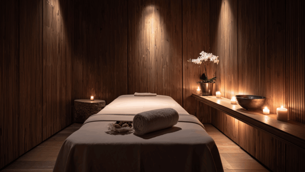 3D-Tour durch einen Wellness-& Spa-Bereiche
